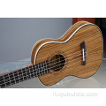 Spot per ukulele in legno di zebra